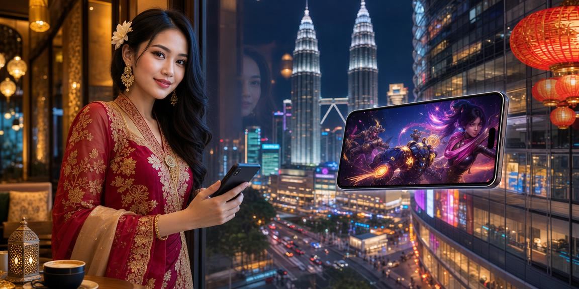 Pengguna di Seremban menggunakan kaca21 melalui telefon pintar